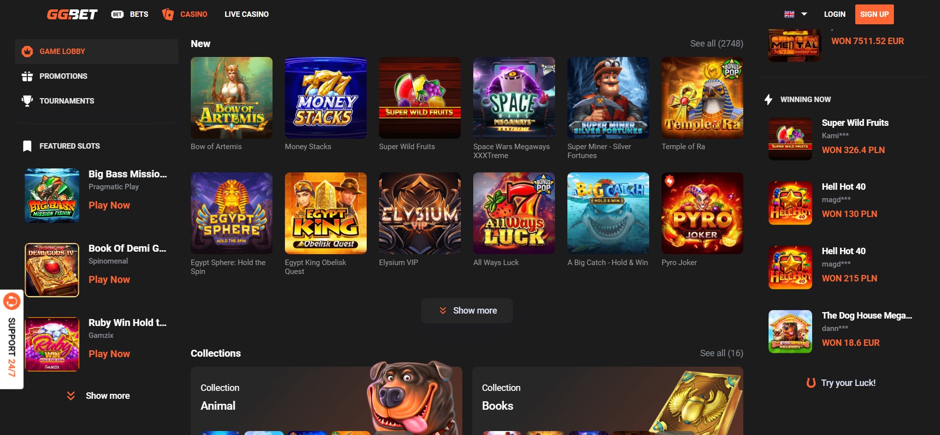 GG Bet casino 2