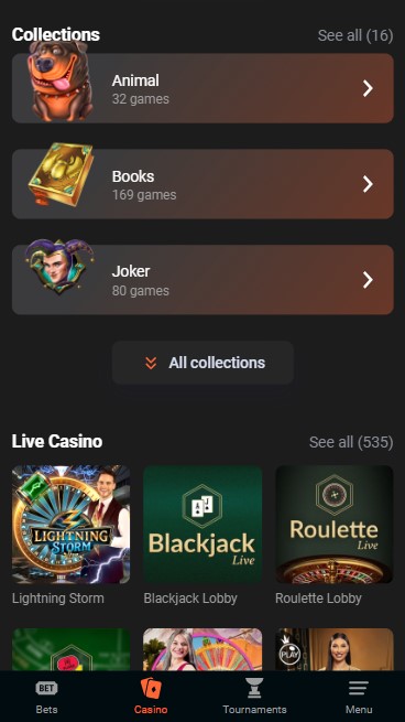 GG Bet casino 5m