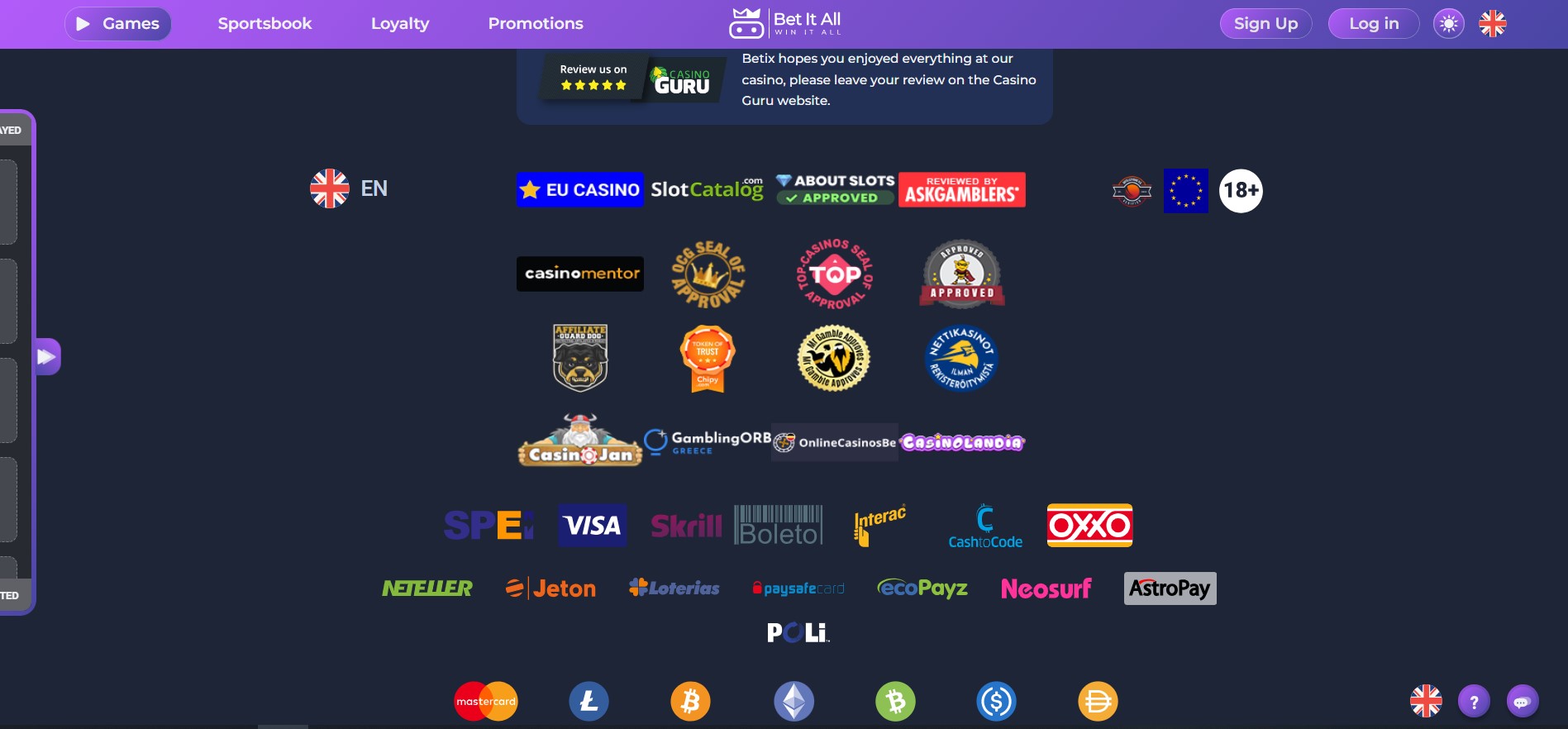 Betitall casino 3