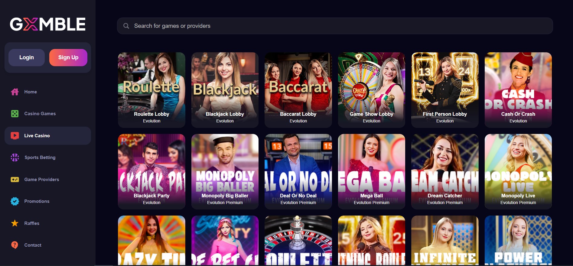GxMBLE casino 3