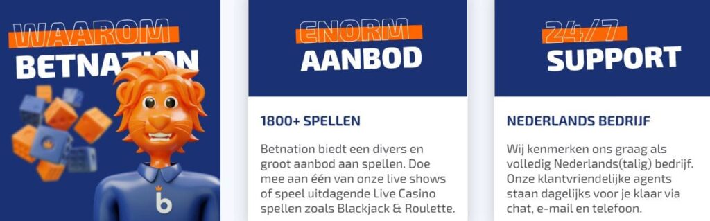 Casino Betnation klantenservice