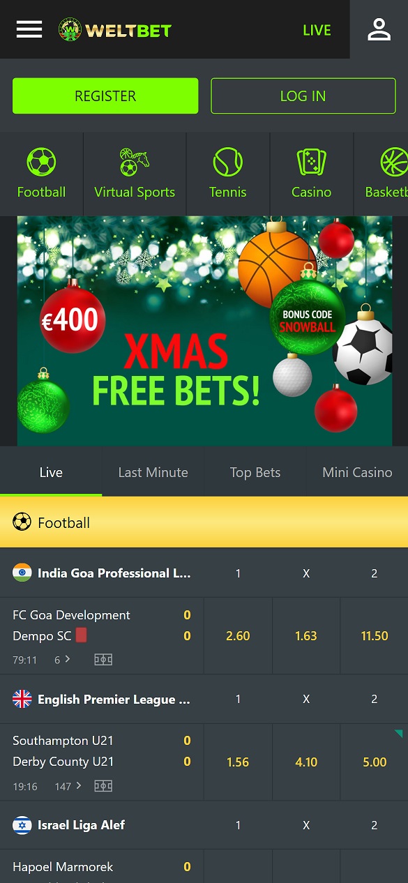 Weltbet sport casino mobile