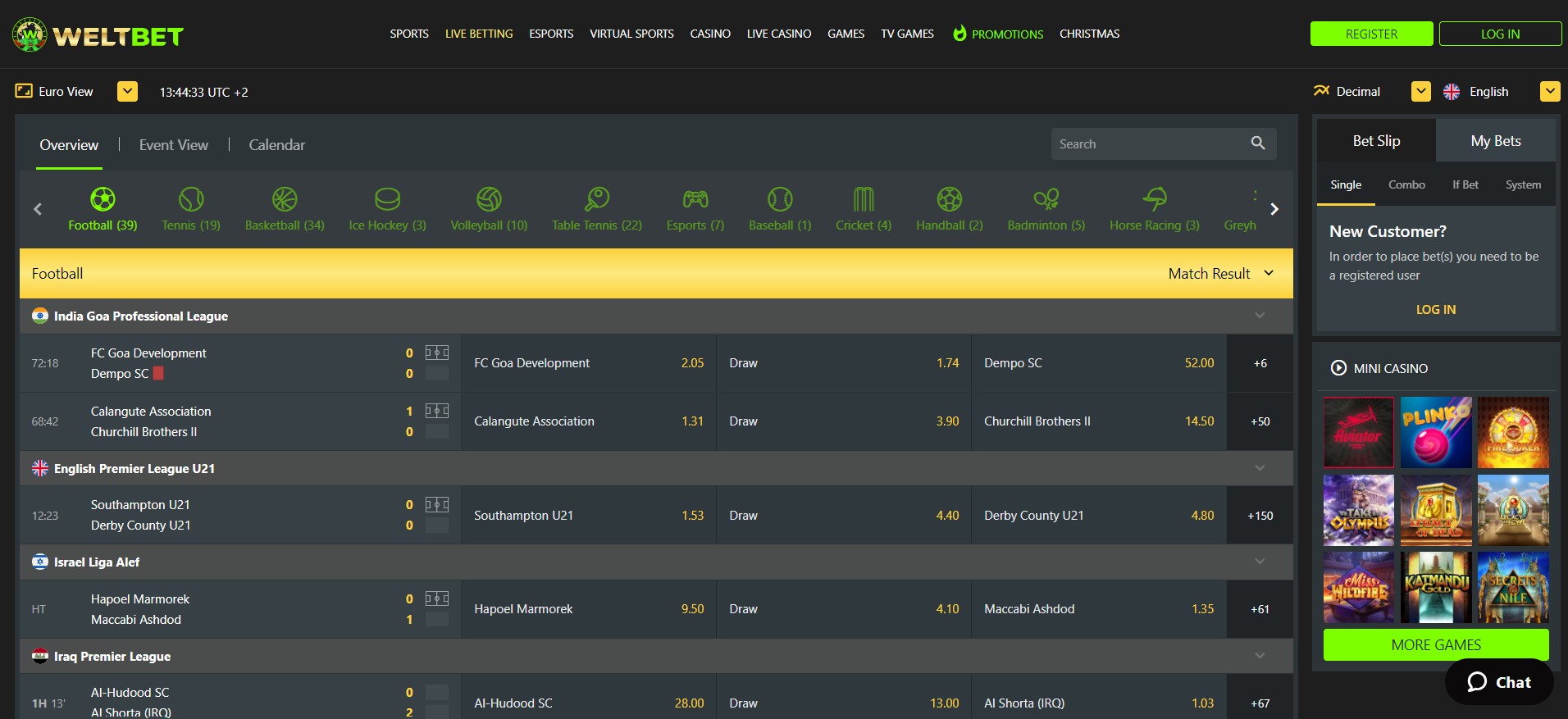 Weltbet casino sport