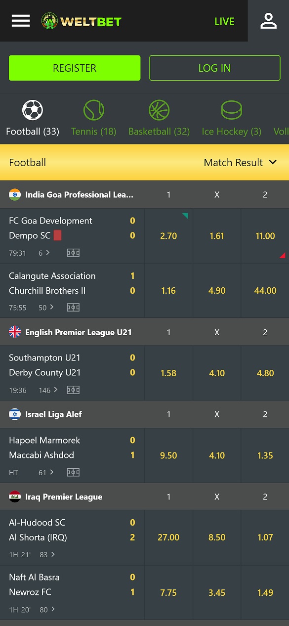 Weltbet sport casino mobile