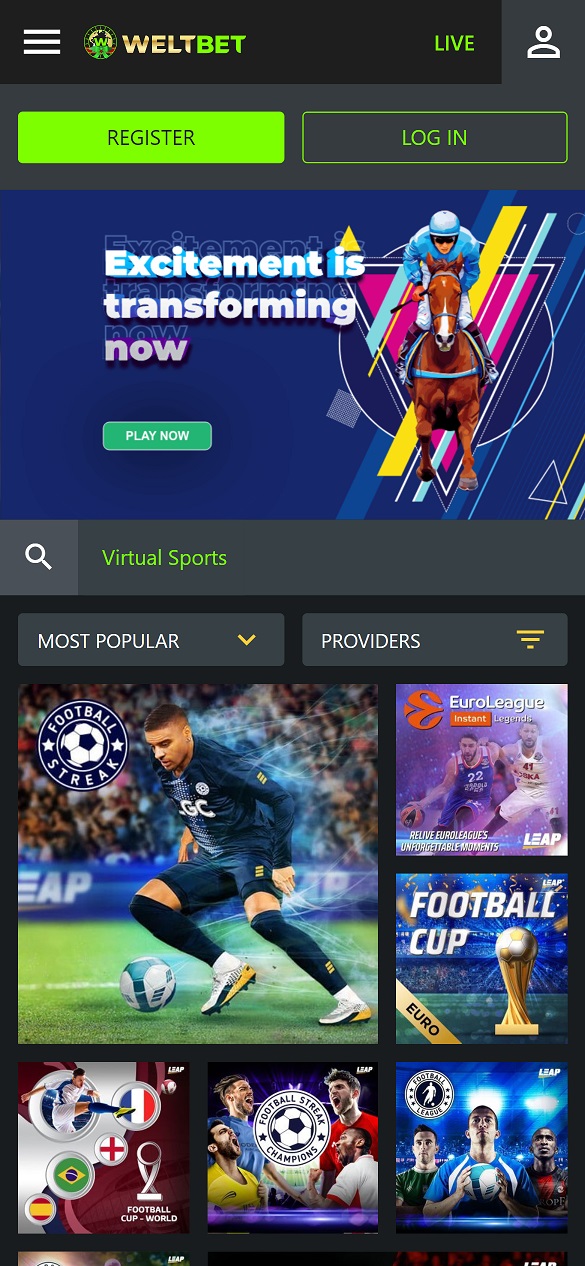 Weltbet casino mobile bonus