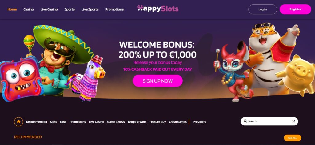HappySlots casino 1