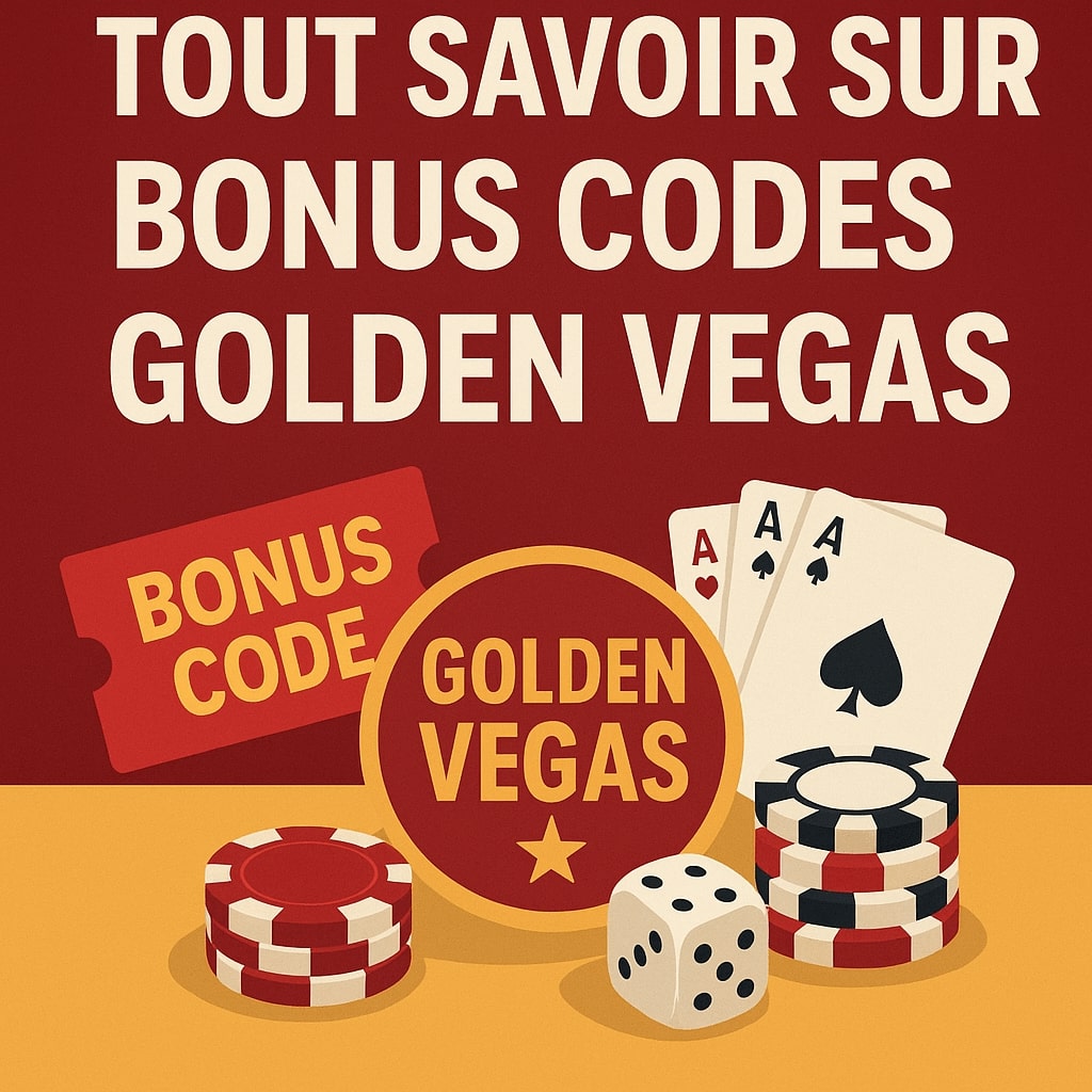Tout savoir sur les bonus codes Golden Vegas