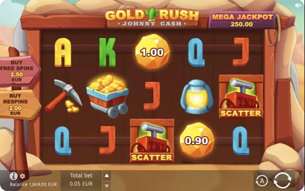 Bgaming slot Gold Rush