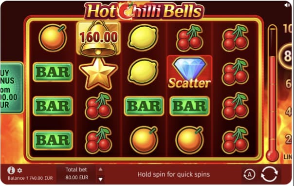 Bgaming slot Hot Chilli Bells